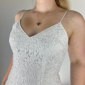 whitehouseblackmarket White Lace Dress